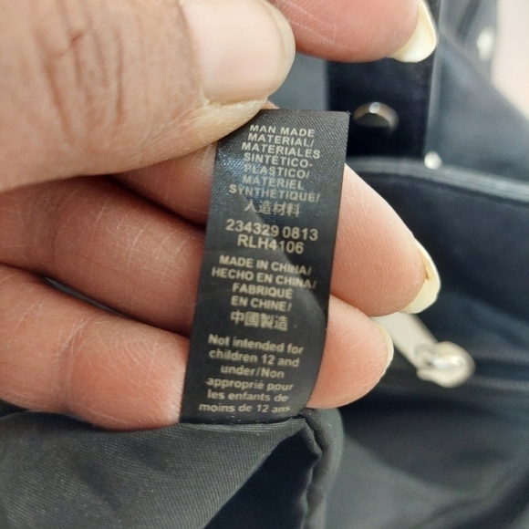 Relic Black Synthetic Double Front Pockets Tote Shoulder Bag - Picture 14 of 16